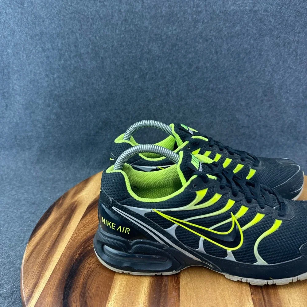 Nike Air Max Torch 4 Running Shoes Men's Size 7 Black Neon Green 343846-011